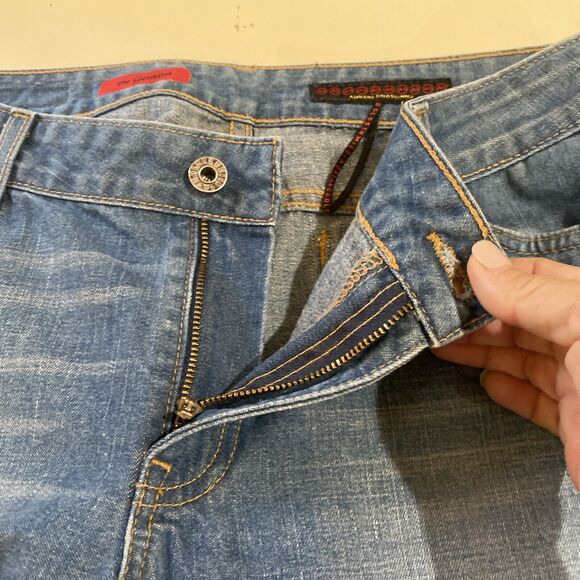 Adriano Goldschmied AG Jeans The Gemini Bootcut Blue Denim Made USA Size 32 - Picture 9 of 12